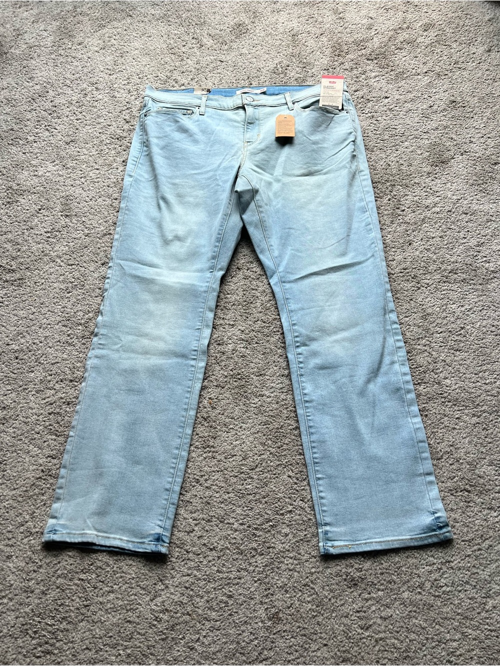 Levi's Women's Light Wash Straight Leg Jeans Size 16W